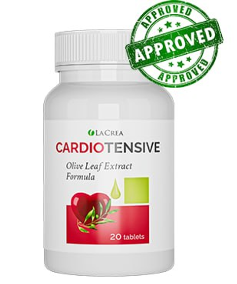 Envase de Cardiotensive, suplemento de bienestar